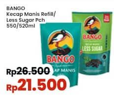 Promo Harga Bango Kecap Manis Less Sugar 520 ml - Indomaret