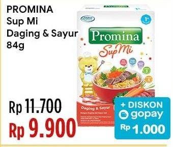Promo Harga Promina Sup Mi Daging Sayur 84 gr - Indomaret