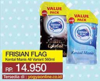 Promo Harga FRISIAN FLAG Susu Kental Manis All Variants 560 gr - Yogya