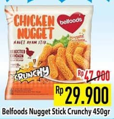 Promo Harga Belfoods Nugget Chicken Nugget Crunchy 500 gr - Hypermart