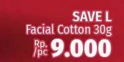 Promo Harga SAVE L Facial Cotton 30 gr - LotteMart