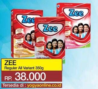 Promo Harga ZEE Susu Bubuk All Variants 350 gr - Yogya