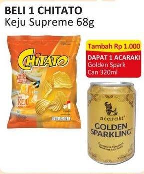 Promo Harga Chitato Snack Potato Chips Keju 68 gr - Alfamart