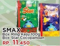 Promo Harga SMAX Snack Ring Keju, Cocopandan 100 gr - Yogya