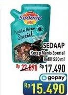 Promo Harga SEDAAP Kecap Manis Kedelai Hitam Special 550 ml - Hypermart