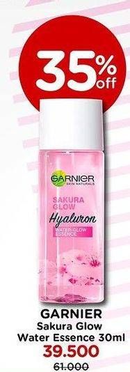 Promo Harga GARNIER Sakura Glow Hyaluron Water Glow Essence 30 ml - Watsons