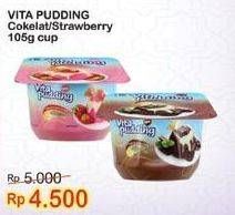 Promo Harga VITA PUDDING Pudding Cokelat, Stroberi 120 gr - Indomaret
