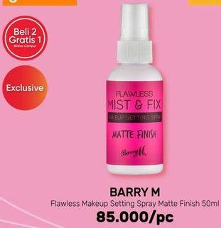 Promo Harga BARRY M Mist & Fix Makeup Setting Spray Matte Finish 50 ml - Guardian