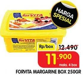 Promo Harga FORVITA Margarine 250 gr - Superindo