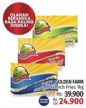 Promo Harga GOLDEN FARM French Fries 1000 gr - LotteMart