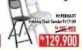 Promo Harga HYPERMART Folding Chair Standar PR17169  - Hypermart