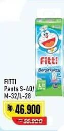 Promo Harga Fitti Pants S40, M32, L28 28 pcs - Alfamart