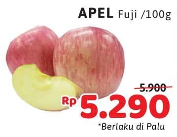 Promo Harga Apel Fuji per 100 gr - Alfamidi