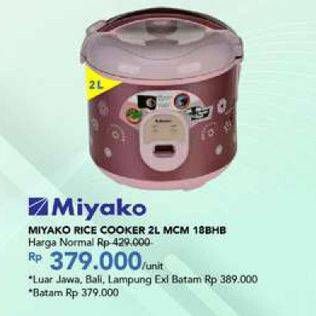 Promo Harga MIYAKO MCM-18 BH Magic Warmer  - Carrefour