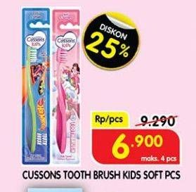 Promo Harga CUSSONS KIDS Toothbrush 1 pcs - Superindo