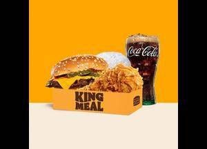 Promo Harga Burger King King Meal Cheeseburger  - Burger King