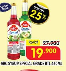 Promo Harga ABC Syrup Special Grade All Variants 485 ml - Superindo