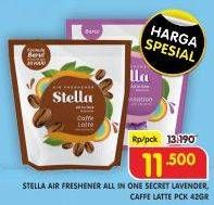 Promo Harga Stella All In One Secret Lavender, Caffe Latte 42 gr - Superindo