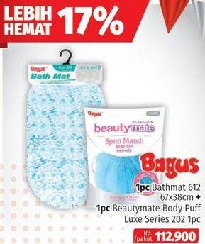 Promo Harga Bagus Bathmat/Beautymate Body Puff  - Lotte Grosir