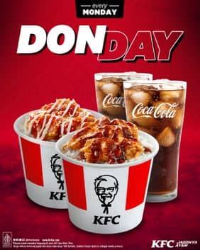 Promo Harga Don Day  - KFC