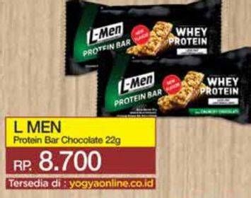 Promo Harga L-men Protein Bar Choco 25 gr - Yogya