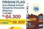 Promo Harga FRISIAN FLAG Susu Bubuk Kompleta Cokelat 800 gr - Indomaret