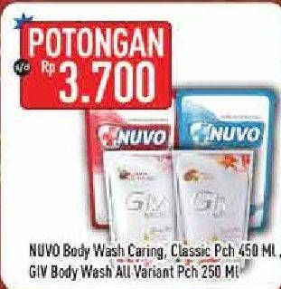 Promo Harga NUVO Body Wash/GIV Body Wash  - Hypermart