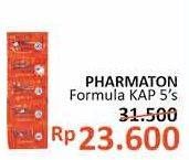 Promo Harga PHARMATON FORMULA Multivitamin Tablet 5 pcs - Alfamidi