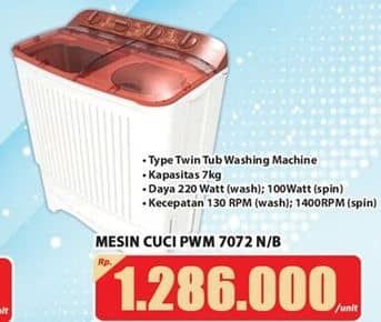 Promo Harga Polytron PWM 1081Y Mesin Cuci 2 Tabung - Yogya | Hemat.id