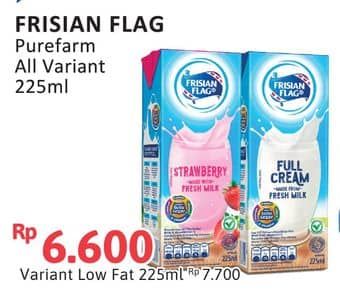 Harga Frisian Flag Susu UHT Purefarm All Variants 225 ml di Alfamidi