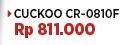 Promo Harga Cuckoo CR-0810F Digital Rice Cooker 1.44 liter  - COURTS