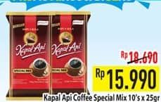 Promo Harga Kapal Api Kopi Bubuk Special Mix per 10 sachet 24 gr - Hypermart