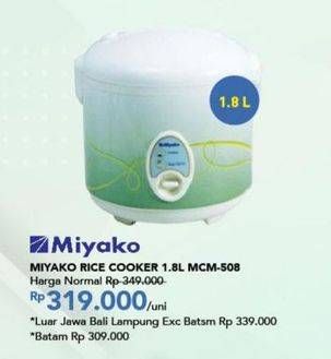 Promo Harga MIYAKO MCM-508  - Carrefour