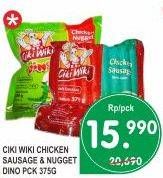 Promo Harga CIKI WIKI Chicken Sausage & Nugget 375g  - Superindo