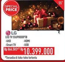 Promo Harga LG 55UP8000PTB  - Hypermart