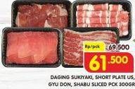 Sukiyaki, Short Plate US, Gyu Don, Shabu