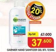 Promo Harga GARNIER Pure Active Hand Sanitizer Gel 125 ml - Superindo