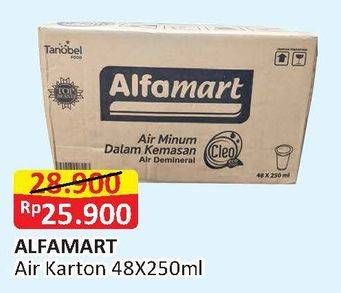 Promo Harga ALFAMART Air Mineral 48 pcs - Alfamart