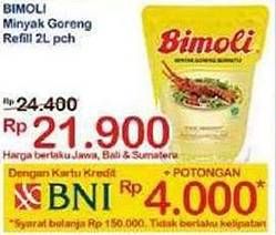 Promo Harga BIMOLI Minyak Goreng 2 ltr - Indomaret