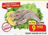 Promo Harga Udang Vanamae AK55-60 100 gr - Superindo