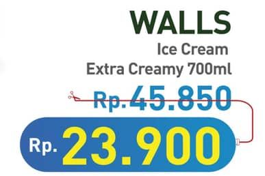 Promo Harga Walls Ice Cream Neopolitana 700 ml - Hypermart