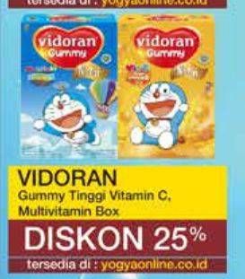 Promo Harga VIDORAN Gummy VItamin C, Multivitamin  - Yogya