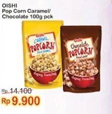 Promo Harga OISHI Popcorn Caramel, Chocolate 100 gr - Indomaret