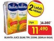 Promo Harga BUAVITA Fresh Juice All Variants per 2 box 250 ml - Superindo