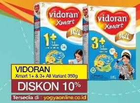 Promo Harga VIDORAN Xmart 1+/Xmart 3+ All Variants 350 gr - Yogya
