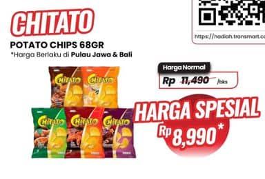 Promo Harga Chitato Snack Potato Chips 68 gr - Carrefour