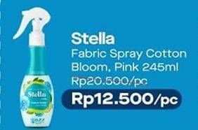 Promo Harga STELLA Fabric Spray Cotton Bloom, Pink Peony 245 ml - Alfamart