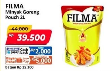 Promo Harga Filma Minyak Goreng 2000 ml - Alfamart
