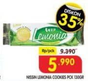 Promo Harga Nissin Cookies Lemonia Lemon 130 gr - Superindo