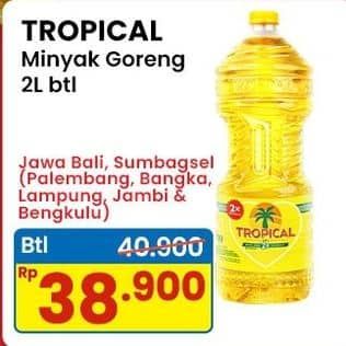 Promo Harga Tropical Minyak Goreng 2000 ml - Indomaret